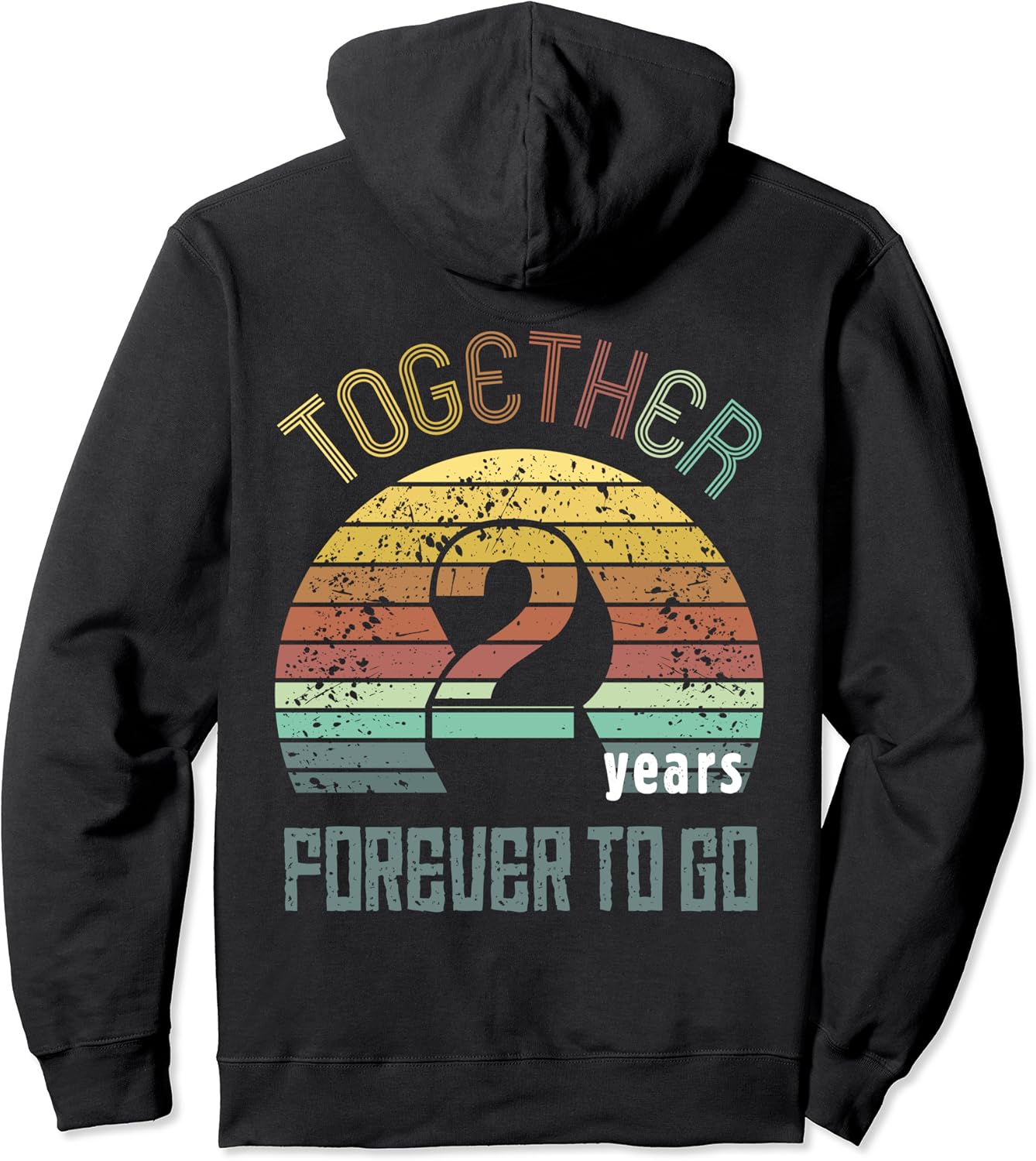 2nd Years Wedding Anniversary Gifts For Couples Matching Pullover